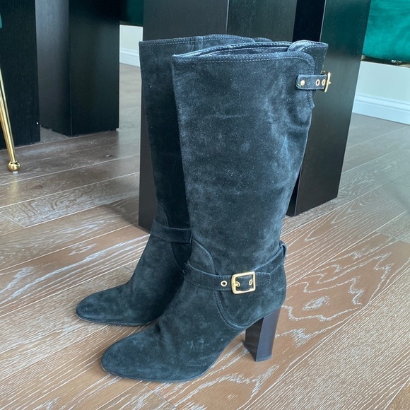 Coach Suede Tall Shaft Boots | 9M - Picture 1 of 7